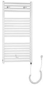 Radiator portprosop electric pentru baie Aqualine DIRECT-E 300W/230V 96 cm alb