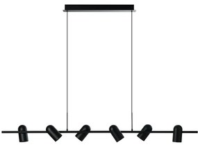 Lustra suspendata stil modern minimalist VIVI 6 negru