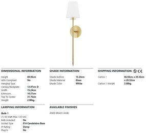 Aplica de perete design clasic NIAGRA