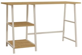 Set mobilier birou Daborotta (Stejar zafir + alb). 1107152