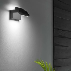 Aplică LED de exterior Ideal Lux SWIPE LED/20,5W/230V antracit