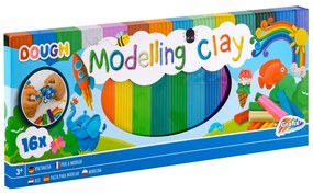 PLASTILINA, SET 16 CULORI - GRAFIX (ST3X210003)