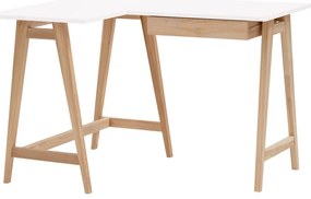 Birou cu blat alb 85x115 cm Luka – Ragaba