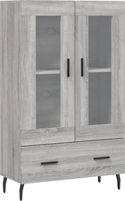 vidaXL Dulap gri Sonoma 69,5x31x115 cm, lemn prelucrat