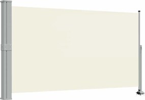 vidaXL Copertină laterală retractabilă de terasă, crem, 140 x 300 cm