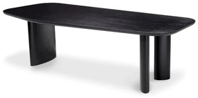 Masa dining moderna design LUX Flemings negru 250x105cm