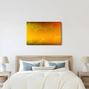 Tabloul abstract galben (90x60 cm)
