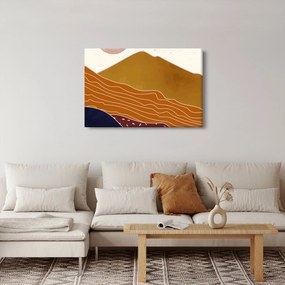 Tablou - Muntele de design Spacefrog N⁰1 (90x60 cm)