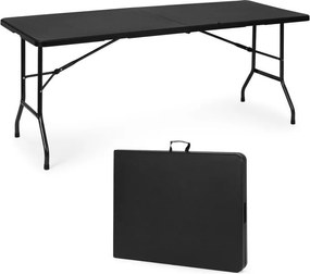 Masă pliantă pentru catering 180 cm - negru