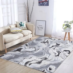 Covor Modern Living, Dormitor Dreptunghiular Royal River 7367A Gri (Alege dimensiunea: 80 x 150)