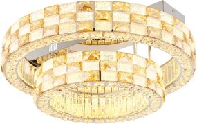 Globo 67396D1 - Plafonieră LED dimabilă LIDIA 55W/230V 2700-6000K Ø 61 cm + telecomandă