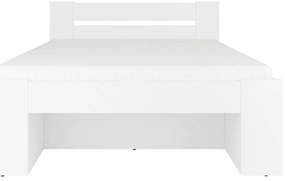 Pat matrimonial 140 cm Nepo Plus 13 (alb) . 1098325