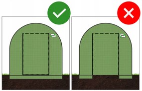 Solar de grădină 2,5x4m cu filtru UV PROFI Garden
