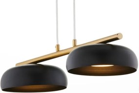 Lustru pe cablu OLAF 2xGX53/12W/230V negru/auriu
