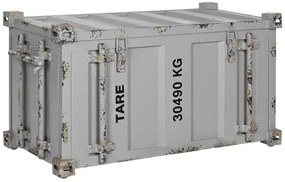 Cufar metalic, gri, in stil industrial, Cargo