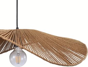 Lustră pe cablu CAPRI 1xE27/20W/230V d. 60 cm bambus