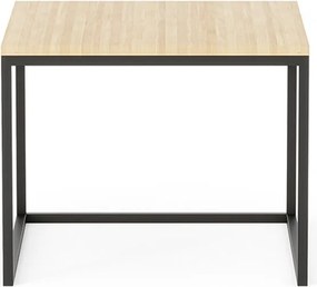 Set lemn masiv măsuțe de cafea 60 × 60 cm / 54 × 54 cm
