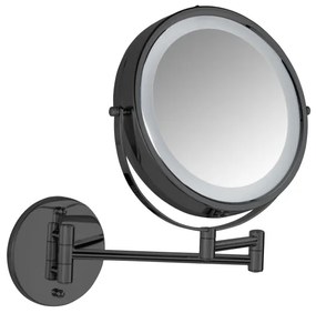 WENKO 71559800 - Oglindă POWER-LOC 25,5x32 cm neagră