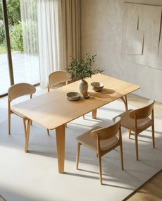 MAZZONI EXPORT BOLZANO 1800 Stejar Natural - MASĂ DIN LEMN PENTRU BUCĂTĂRIE DINING LIVING MODERN CLASSIC