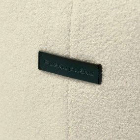 Fotoliu bean bag maro cu tapițerie din țesătură bouclé Tube – SLOWDOWN