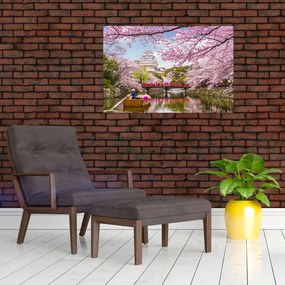 Tablou cu cireș japonez (90x60 cm)