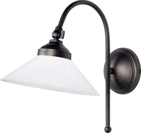 Aplica de perete din alama si sticla design vintage Sofia