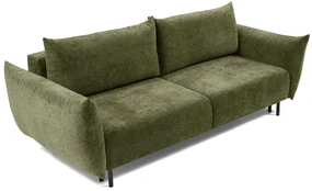 Canapea trei locuri Cinderella  (verde + negru). 1098984
