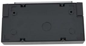 Lampă de perete pentru exterior neagră, incl. LED IP54 cu senzor de mișcare solar - Judge