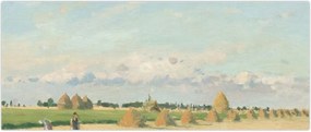 Tablou - Camille Pissarro, Landscape, Ile de France, reproducere (120x50 cm)