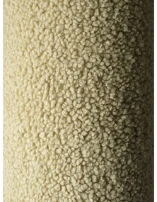 Fotoliu puf pentru copii verde cu tapițerie din țesătură bouclé Bear – Wigiwama