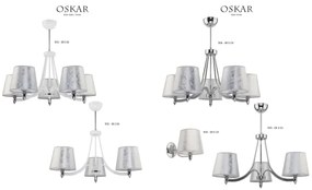 Jupiter 1516 - OS 5 ch - Lustra cu tija OSKAR 5xE27/60W