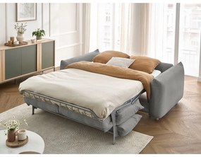 Canapea gri extensibilă 214 cm Ernest – Bobochic Paris