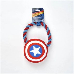 Avengers jucărie pentru câini din pluș și frânghie care scârțâie