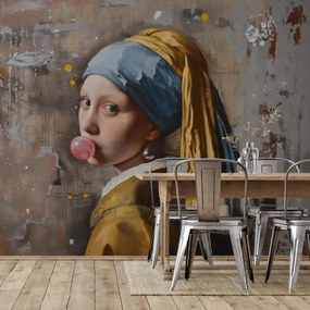 Fototapet - Fata Modernă cu Perlă (147x102 cm)