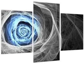 Tablou - Abstract Rose Blue (90x60 cm)