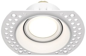 Spot incastrabil design tehnic Dot alb