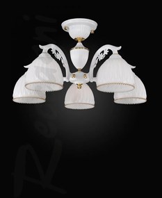 Lustra clasica cu 5 brate design italian 9601