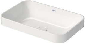 Duravit Happy D.2 Plus lavoar 60x40 cm dreptunghiular de blat alb 23596000001