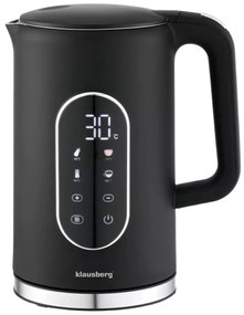Fierbator de apa 1.7 L Klausberg KB7891 negru-argintiu