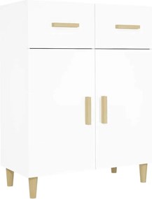 vidaXL Servantă, alb, 69,5x34x89 cm, lemn prelucrat