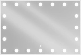 Mexen Dona oglindă de baie iluminată 100 x 80 cm, LED 6000K, anti-aburire - 9818-100-080-611-00