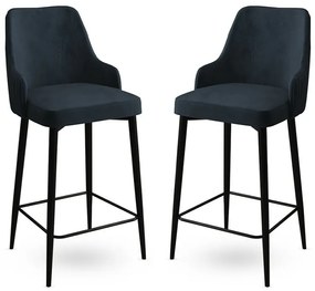 Set de scaune de bar Enox Anthracite, 2 buc.