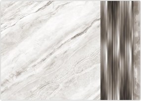 Tablou - Marmură cu linii argintii (70x50 cm)