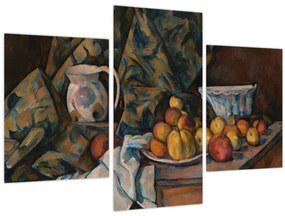 Tablou - Paul Cézanne, Still Life with Apples and Peaches, reproducere (90x60 cm)