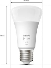 Bec LED dimabil Philips Hue WHITE E27/9,5W/230V 2700K