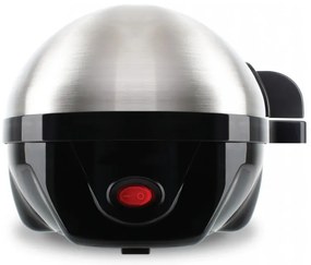 Aparat fierbere oua Rosberg R51982C, 350W, 7 oua, Oprire automata cu semnal, Otel inoxidabil, Negru/Inox