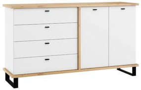 Cross Cro-07 Comoda 2D4S Oak Artisan/White
