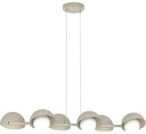 Lustră pe cablu BOOM 6xG9/8W/230V bej
