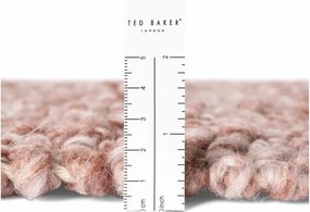 Covor tip traversă roz prăfuit țesut manual din material bouclé 80x200 cm Notting Hill Portobello – Ted Baker