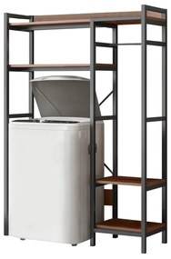 Raft deasupra mașinii de spălat DELSIN, stejar închis